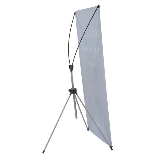 New & Premium Adjustable X-Frame Banner Stand 2 IN 1 of 24"x63" and 32"x74"